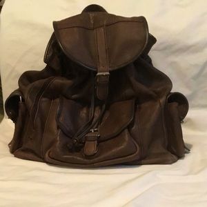 Cowhide Leather Backpack